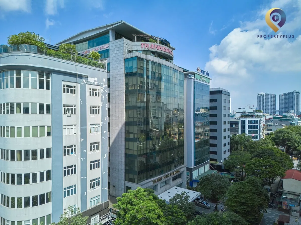 Toàn cảnh tòa nhà Thành Công Building nổi bật tại quận Cầu Giấy, Hà Nội